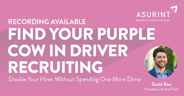 Recruit More Drivers with Your Purple Cow